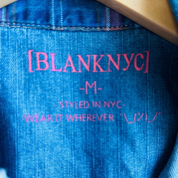 Blank NYC Denim Button Size M - Picture 4 of 11